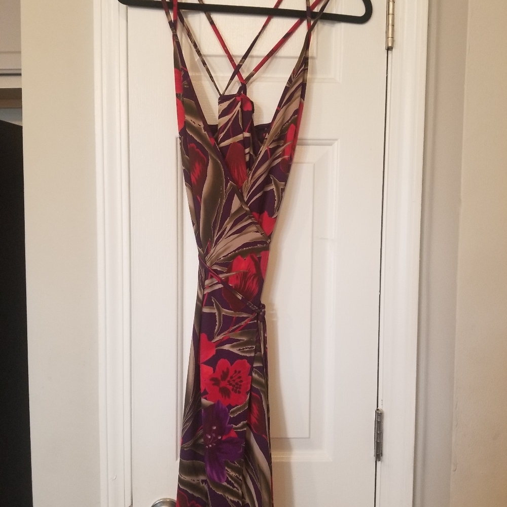 Beautiful strappy tropical dress